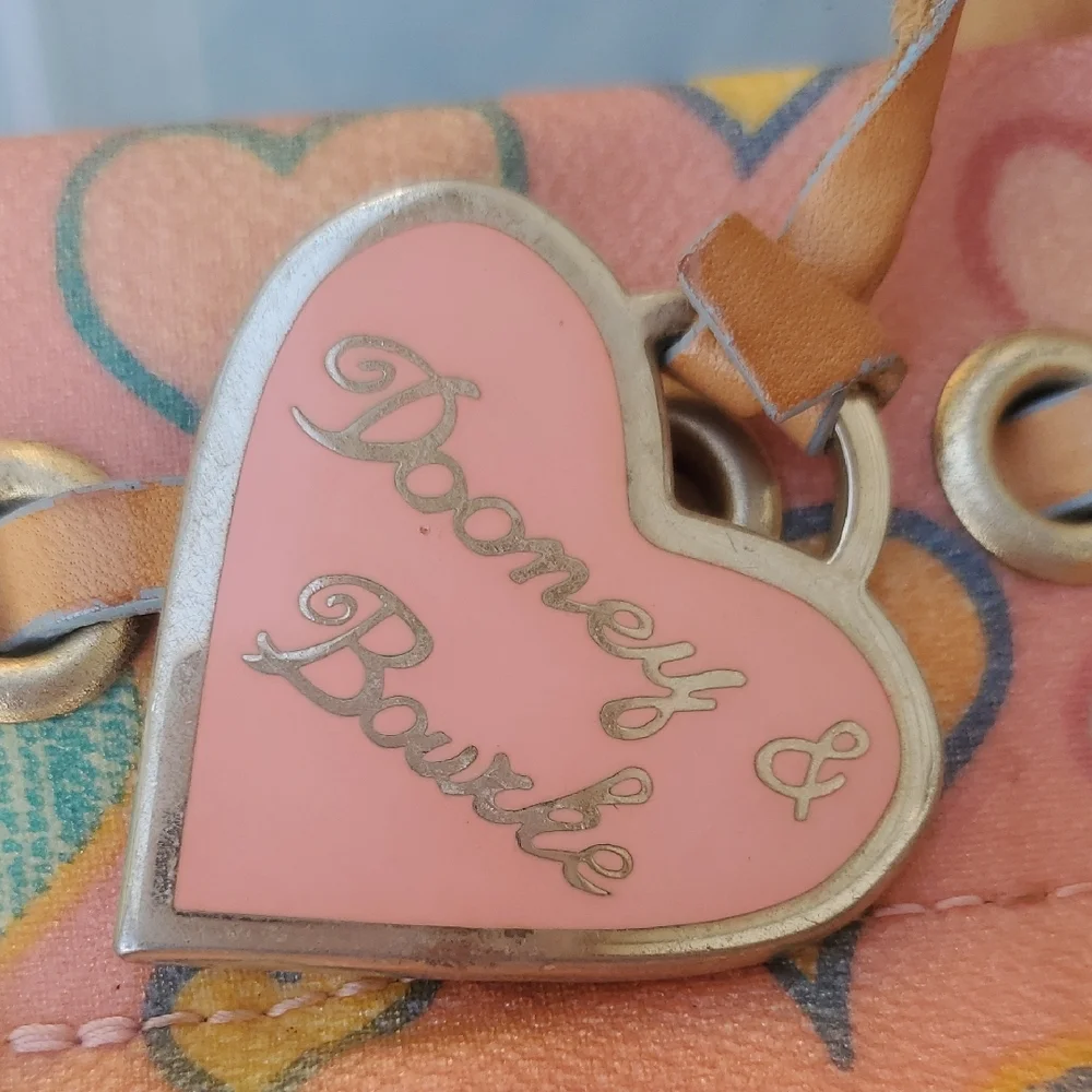 Dooney & Bourke Multicolor Heart Satchel